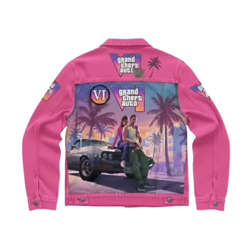 Women’s Pink Denim Jacket