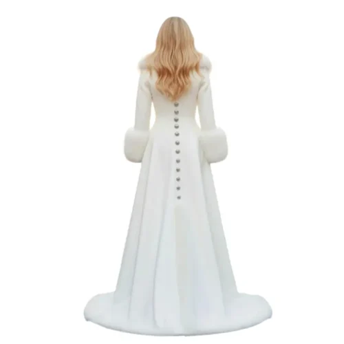 Women’s White Long Coat