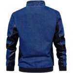 Men’s Denim Leather Jacket