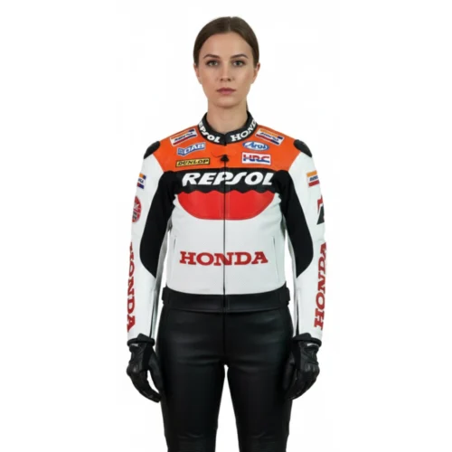 Women’s Racing MotoGP Biker Jacket – Sport Fit