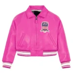 Women’s Bomber Leather Jacket