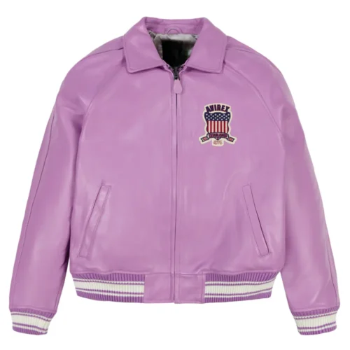 Women’s Bomber Leather Jacket