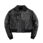 Women’s Bomber Leather Jacket