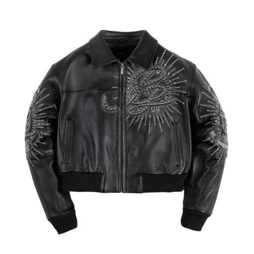 Women’s Bomber Leather Jacket