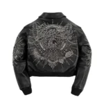 Women’s Bomber Leather Jacket