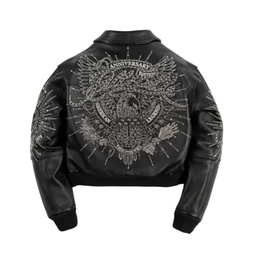 Women’s Bomber Leather Jacket