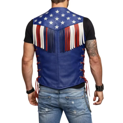 Men’s Biker Vest Jacket