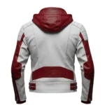 Men’s Hooded Leather Jacket