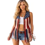 Women’s Vest Leather Jacket