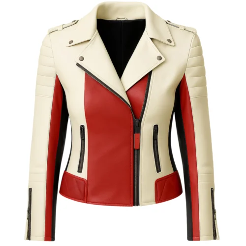 Women’s Biker Leather Jacket