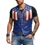Men’s Biker Vest Jacket