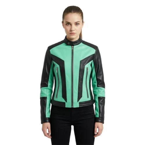 Women’s Biker Leather Jacket