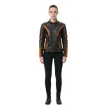 Women's Leather Biker Jacket