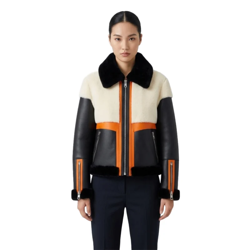 Women's Shearling Leather Jacket