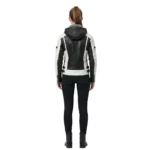 Women’s Hooded Leather Jacket