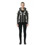 Women’s Hooded Leather Jacket