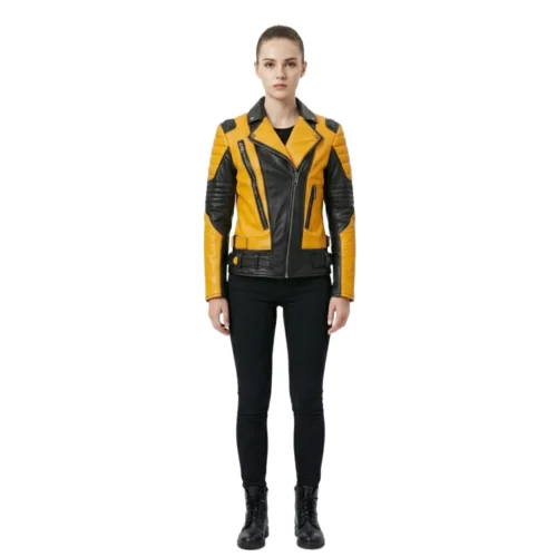 Women's Biker Leather Jacket