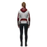Women's Hooded Leather Jacket