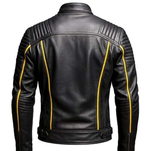 Men’s Leather Biker Jacket