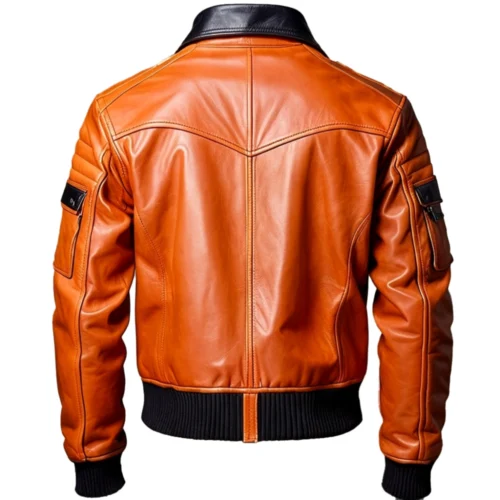 Men’s Bomber Leather Jacket