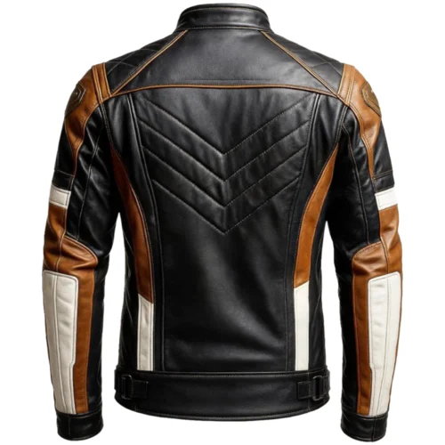 Men’s Leather Biker Jacket