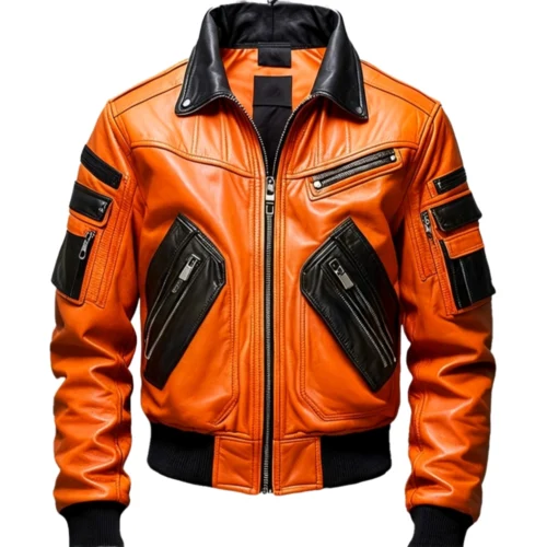 Men’s Bomber Leather Jacket