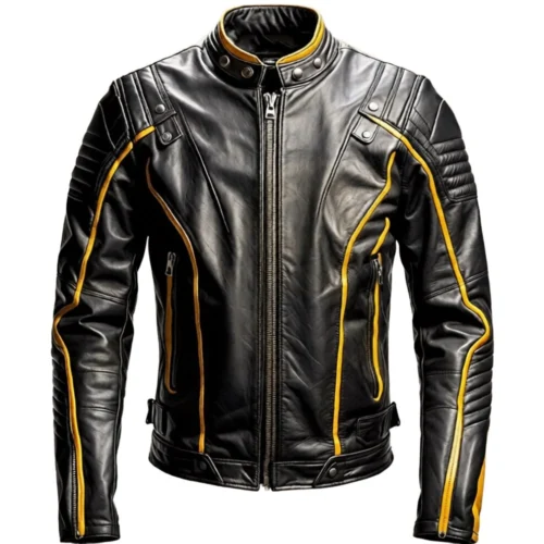 Men’s Leather Biker Jacket