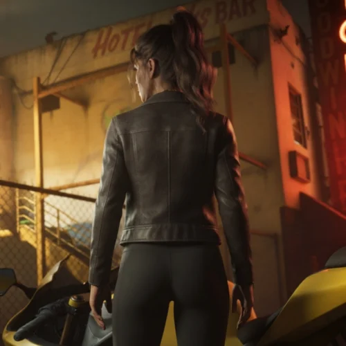Women's Biker Leather Jacket
