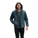 Men's Hooded Denim Jacket