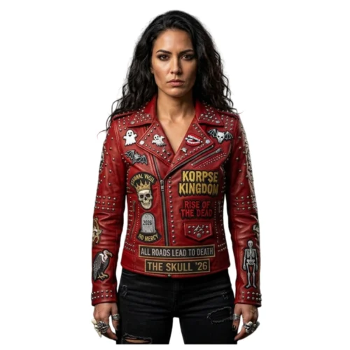 Women’s “Born of the Dead” Leather Jacket