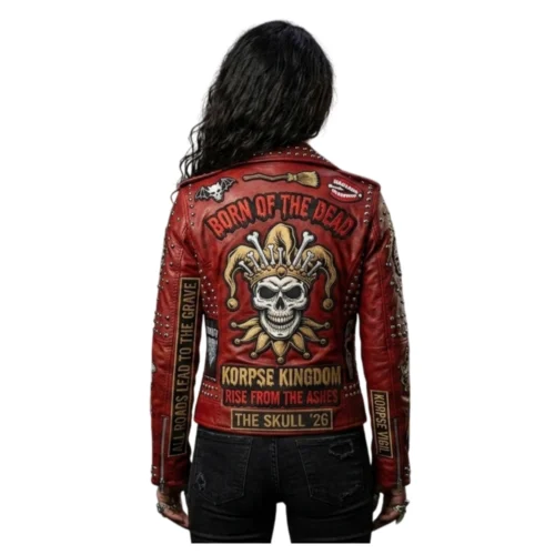 Women’s “Born of the Dead” Leather Jacket