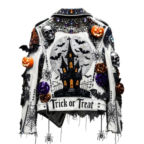 Women’s Haunted Biker Leather Jacket