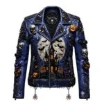 Women’s Halloween Biker Leather Jacket