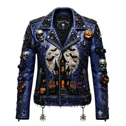 Women’s Halloween Biker Leather Jacket