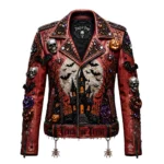 Women’s Halloween Biker Leather Jacket