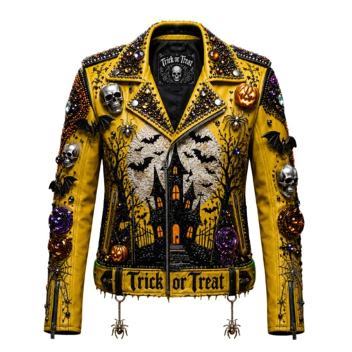Women’s Haunted Biker Leather Jacket