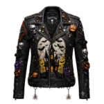 Women’s Halloween Leather Biker Jacket