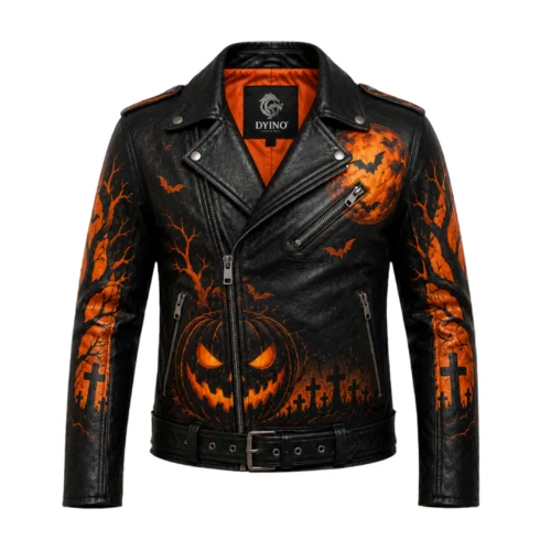 Women’s Halloween Leather Biker Jacket