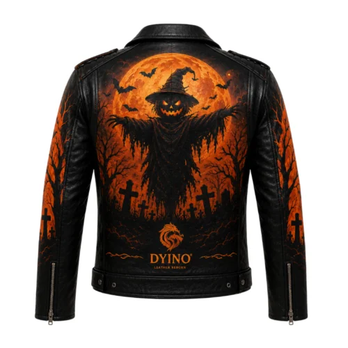 Women’s Halloween Leather Biker Jacket