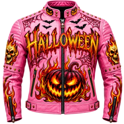 Men’s Halloween Leather Biker Jacket