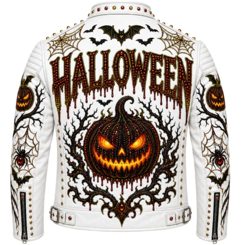 Women’s Halloween Leather Biker Jacket