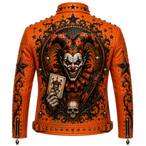 Men’s Halloween Leather Biker Jacket