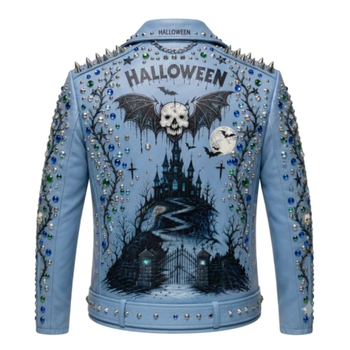 Women’s Halloween Biker Leather Jacket