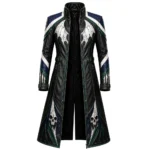 Men’s Halloween Leather Long Coat