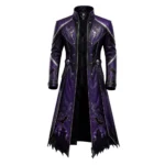 Men’s Vampire Leather Long Coat