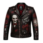 Women’s Horror Leather Biker Jacket
