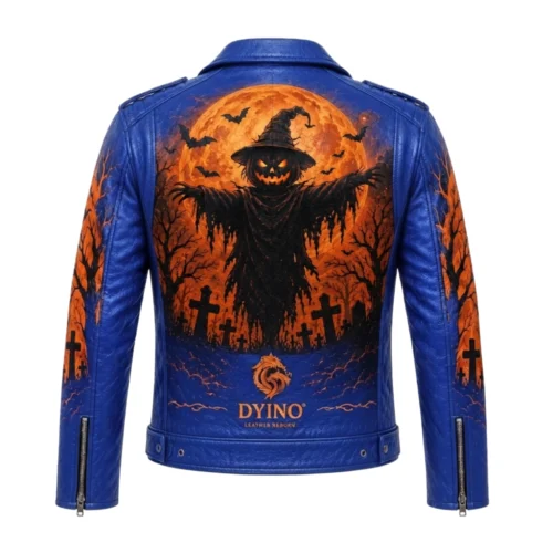 Men’s Halloween Leather Biker Jacket