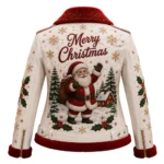 Women’s Christmas Leather Biker Jacket