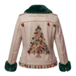Women’s Christmas Leather Biker Jacket