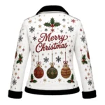 Women’s Christmas Leather Biker Jacket